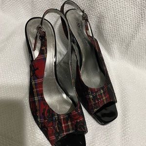 Ann Klein sling backs never worn 4 inch heel.